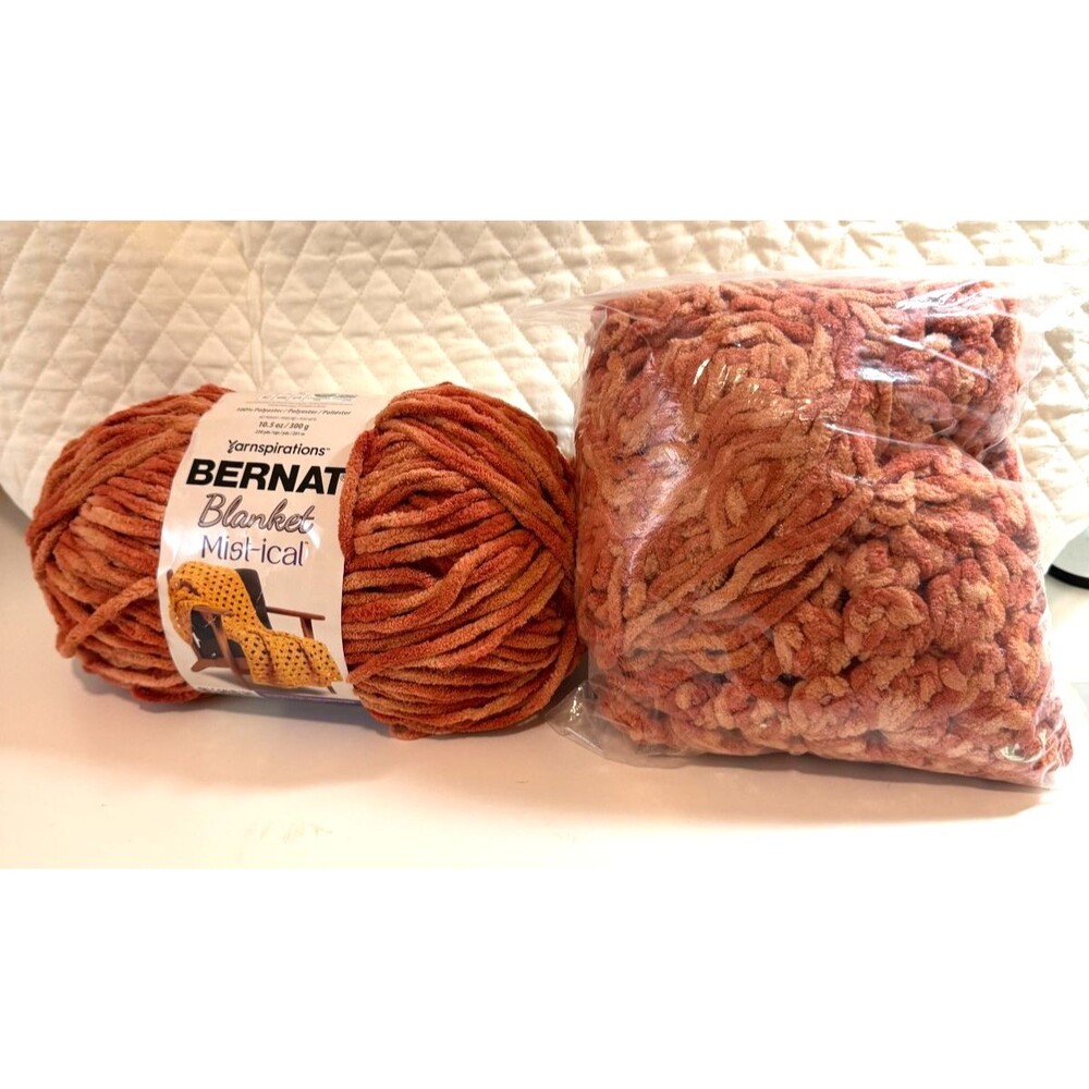 Bernat Blanket Mist-ical Canyon Yarn 2-Pack (300g each) – Soft & Plush
